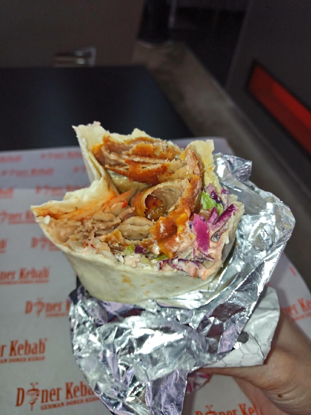 Supersupergirl's dining reviews [Review] Beef Doner Durum Wrap at