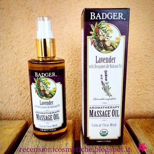 Badger Balm - Lavender Aromatherapy Massage Oil
