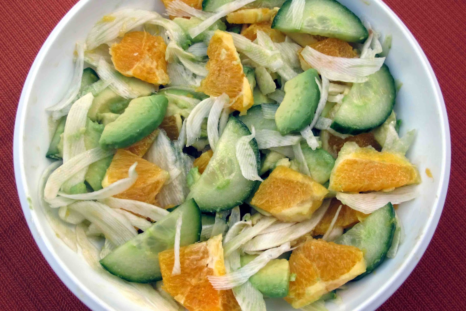 Shoot and Eat Avocado, Fennel, Cucumber and Orange Salad