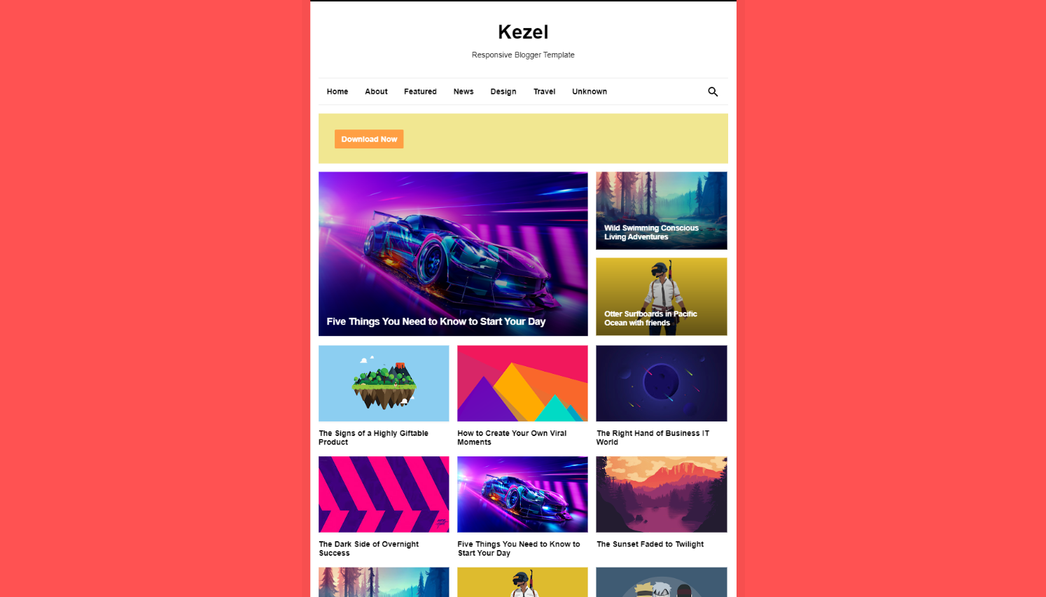 Kezel Pro Responsive Blogger Template Kezel Pro Responsive Blogger Template