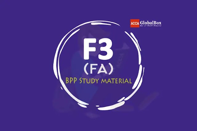 F3 - 2021 | Financial Accounting (FA) | BPP - STUDY TEXT and KIT