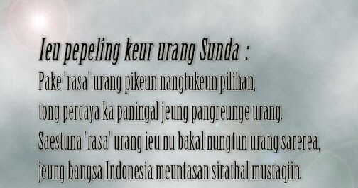 26+ Papatah Sunda Keur Kahirupan - GAMBAR TERBARU HD