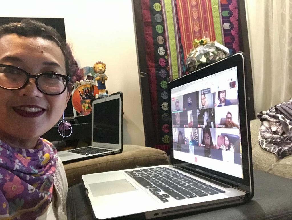 my purple world virtual eid mubarak and halal bihalal indah nuria