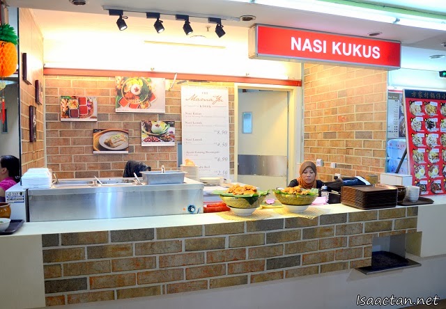 The Nasi Kukus Mama Yu lot inside Oasis Food Court in Midvalley Megamall