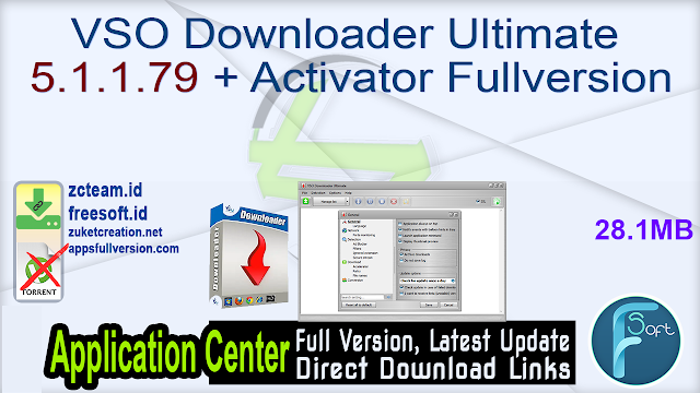 VSO Downloader Ultimate 5.1.1.79 + Activator Fullversion