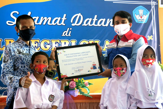 PT Pertamina Lubricants Bangun Semangat Digitalisasi Siswa Difabel di Cilacap PT Pertamina Lubricants Bangun Semangat Digitalisasi Siswa Difabel di Cilacap