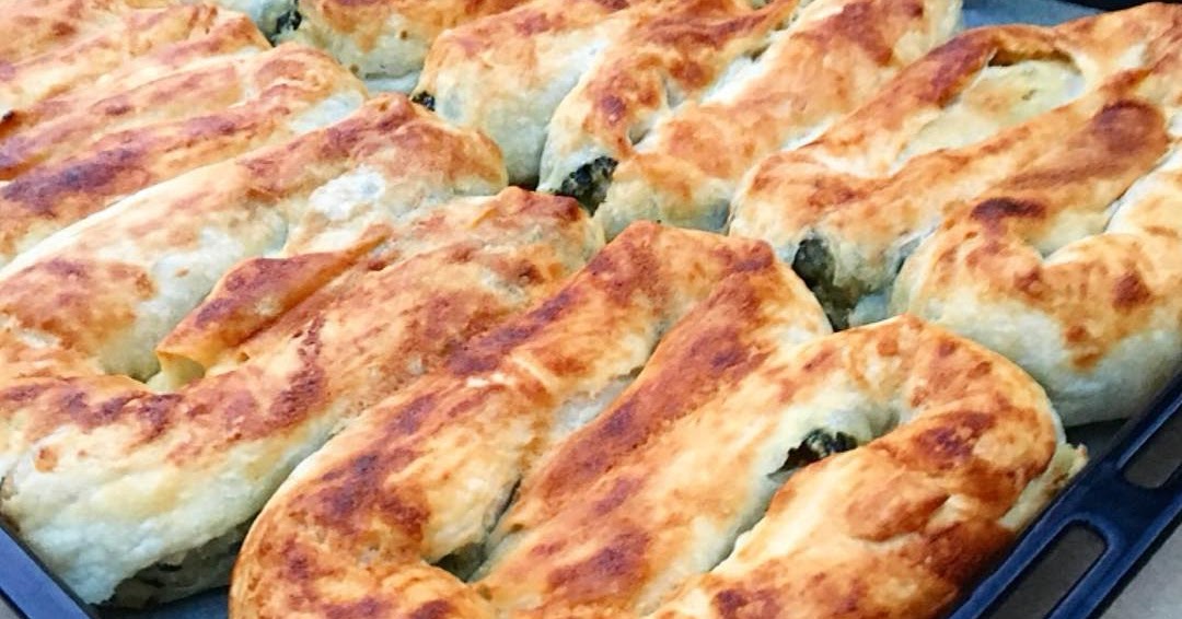 Ispanaklı Kol Böreği (Hazır Yufka İle) Lezzetli Sunumlar