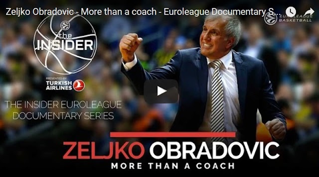 EUROLEAGUE: Ζέλικο Ομπράντοβιτς. Κάτι περισότεροο από ένας κόουτς