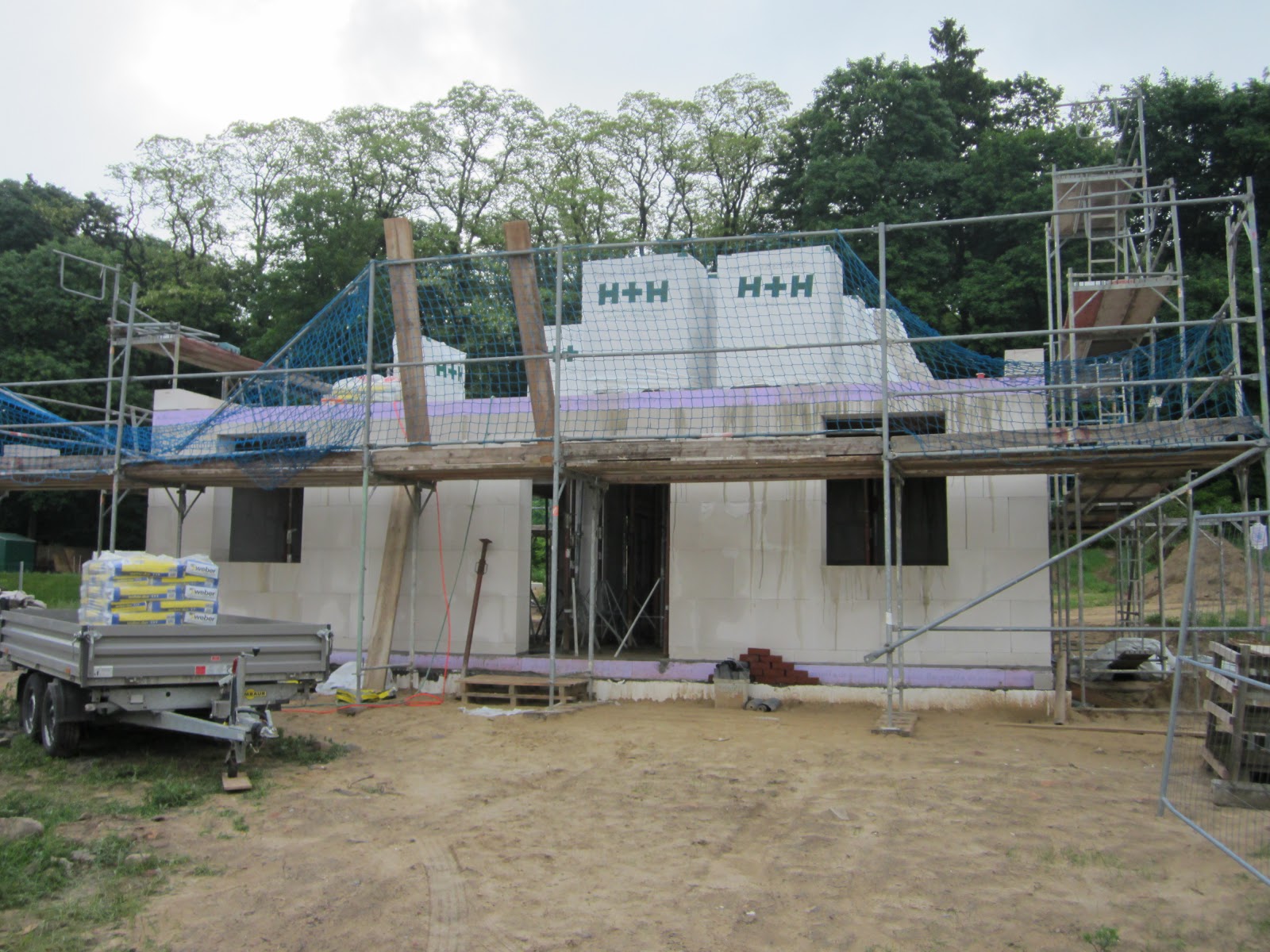 Unser Traum vom Haus : Mauerwerk Obergeschoss