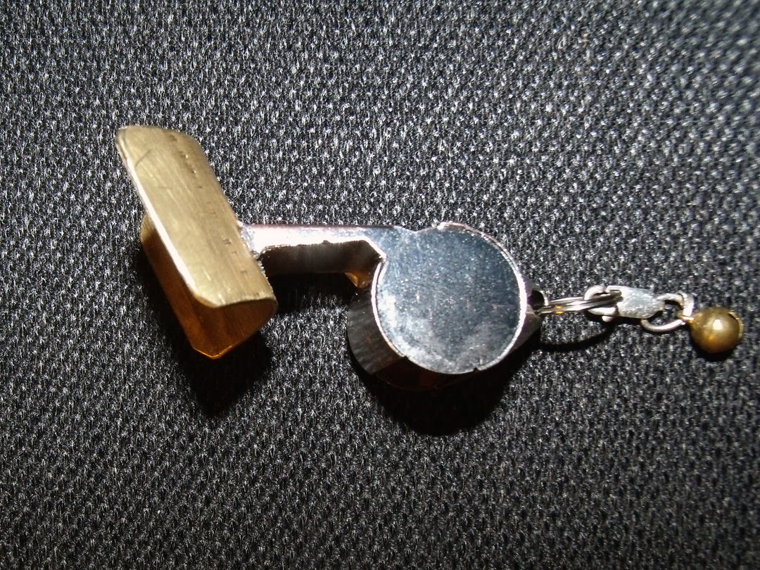 Home made nose whistle