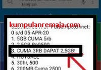 Cara Merubah Kuota Malam Menjadi Kuota Reguler 3 Belajar Belajar Wirausaha