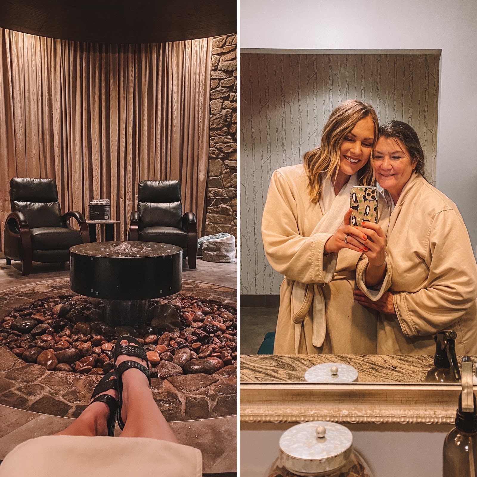 travel and lifestyle blogger Amanda Martin visits the Stonebriar Spa in Frisco, Texas with her mom