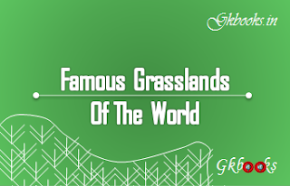 Important grassland of the world