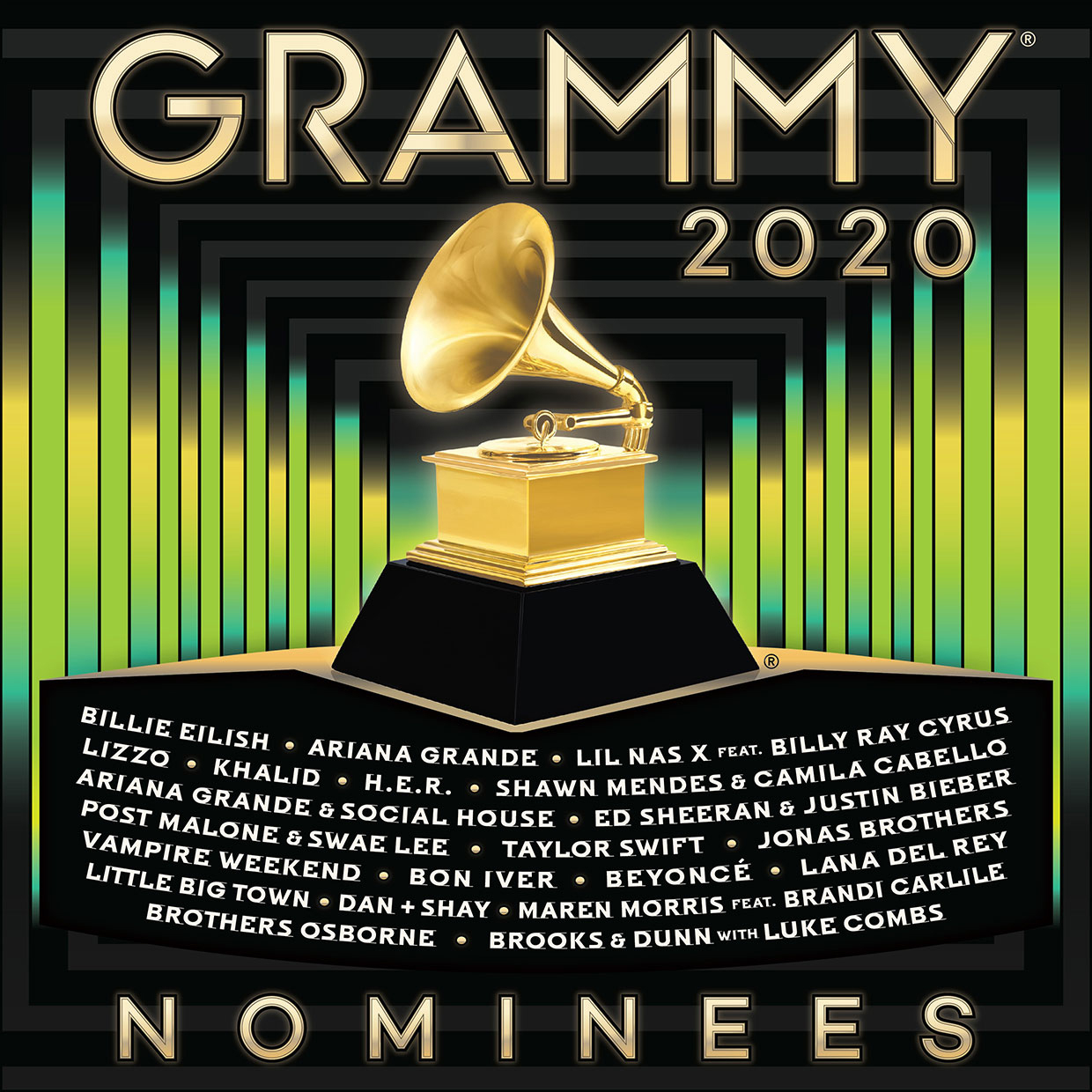 Álbum do Grammy Awards 2020 traz duas faixas da Ariana Grande