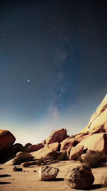 Starry Sky, Stars, Night, Nebula, Stones, Rocks Starry Sky, Stars, Night, Nebula, Stones, Rocks