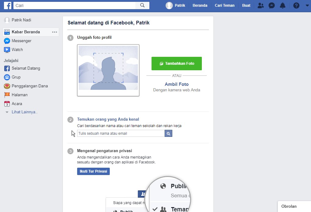 Cara Membuat Akun Facebook