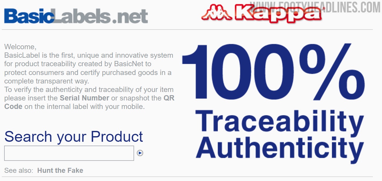 Raap Generator Tub Kappa Lets You Check The Authenticity Of A Kit - Footy Headlines
