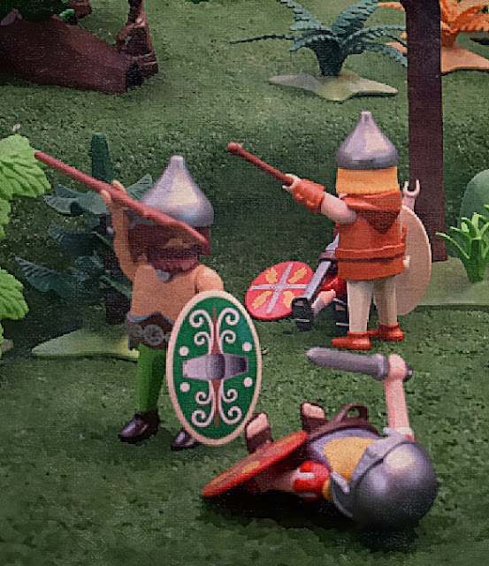 PLAYMOBIL DIORAMA BATTLE OF THE TEUTOBURG FOREST