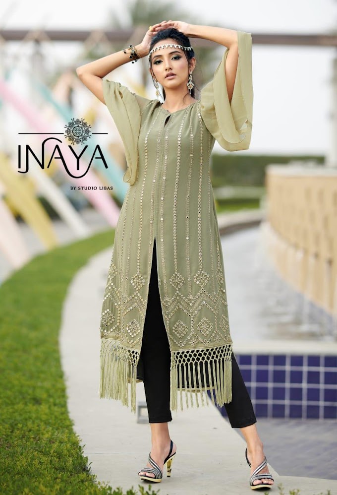 Inaya LPC 58 top with Cigarette pant catalog