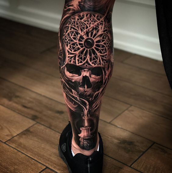 Badass Skull Tattoos For Men 21+ Awesome Skull Tattoos Designs