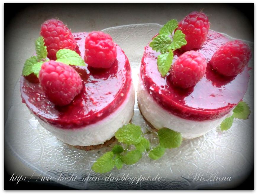 Hier wird mit Liebe gekocht: Himbeer -Törtchen Hier wird mit Liebe gekocht: Himbeer -Törtchen