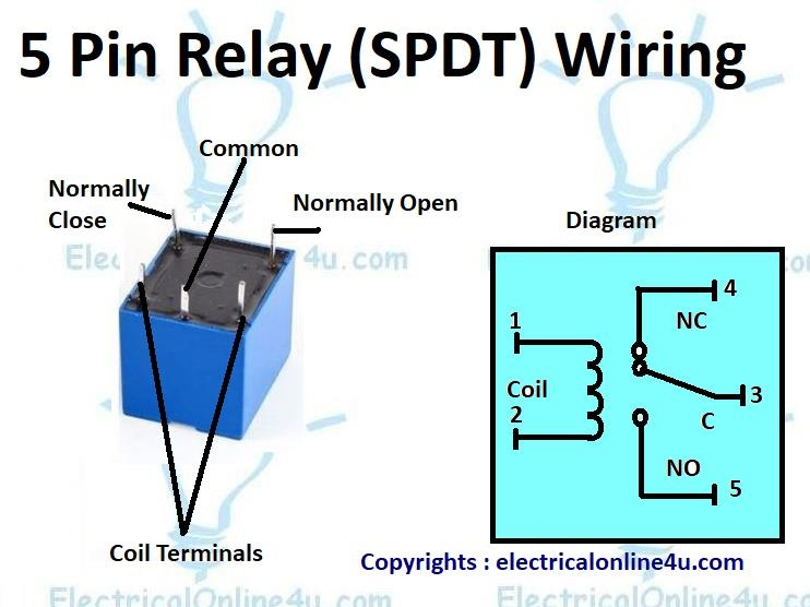 5 Pole Relay Wiring Diagram 12v