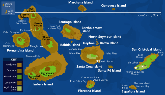 Islas Gal Pagos No Son Un Destino Mochilero Lo Analizamos Galapagos Islands Mapa