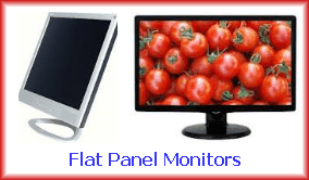 types of monitors - flat panel types of monitors - flat panel