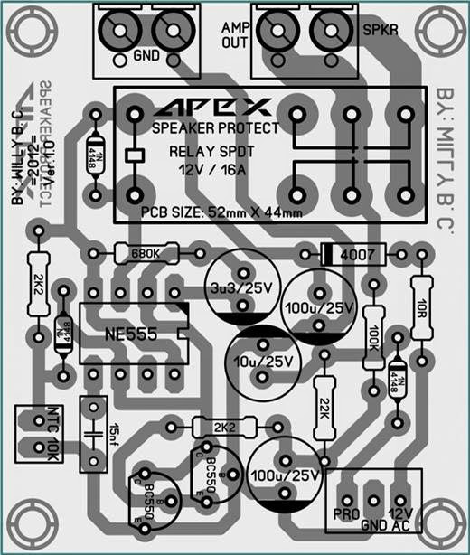 CODO ELEKTRONIK: Apex Protector speaker ne 555