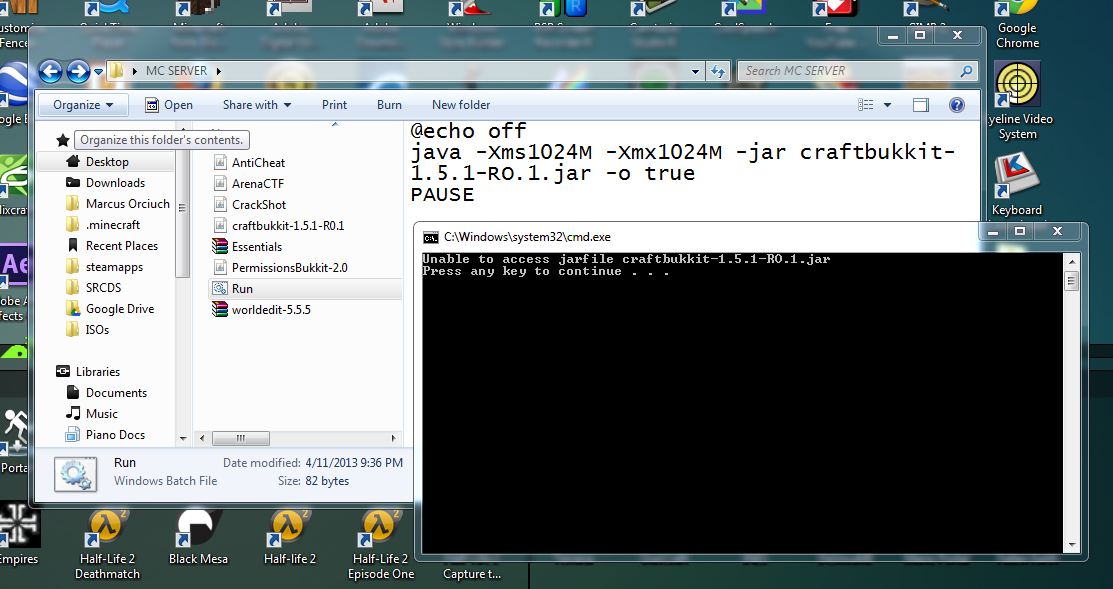 배치 파일을 실행하는 방법 - How to run a bat file