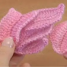Hoja 3D a Crochet Hoja 3D a Crochet