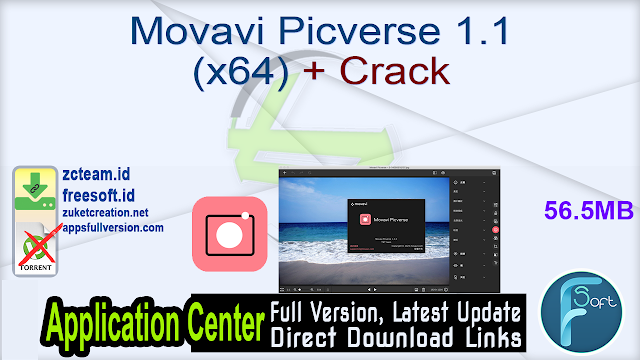Movavi Picverse 1.1 (x64) + Crack_ ZcTeam.id
