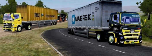 Super Keren Mod Truck Dari Hino 500 Trailer Keren 3d Ime Android