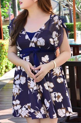 The deep purple dress