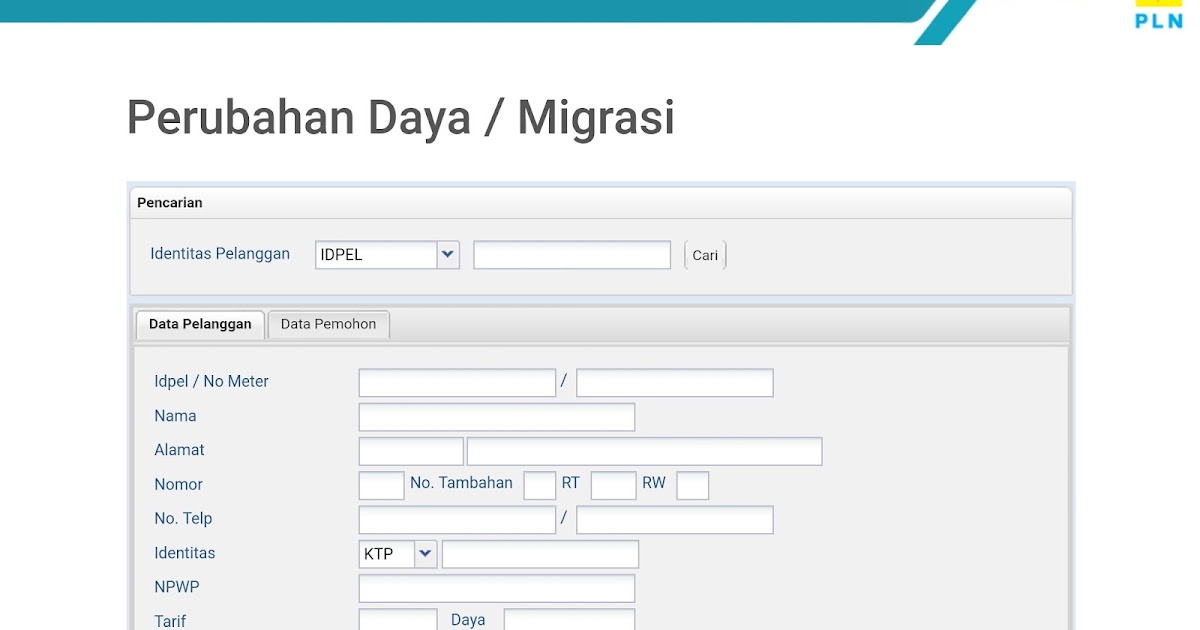 Cek Status Permohonan Pln Online Bio Para Status