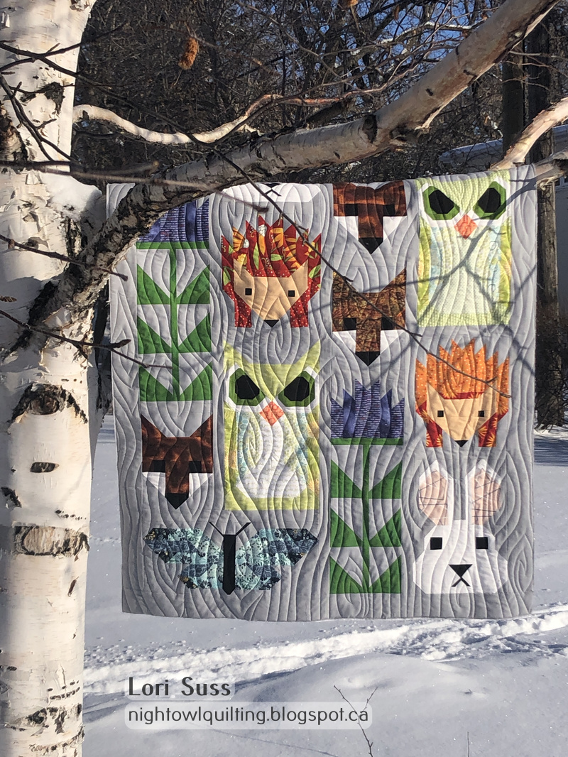 Night Owl Quilting & Dye Works: Fancy Forest Baby (aka Quilt Miracle of  2019)