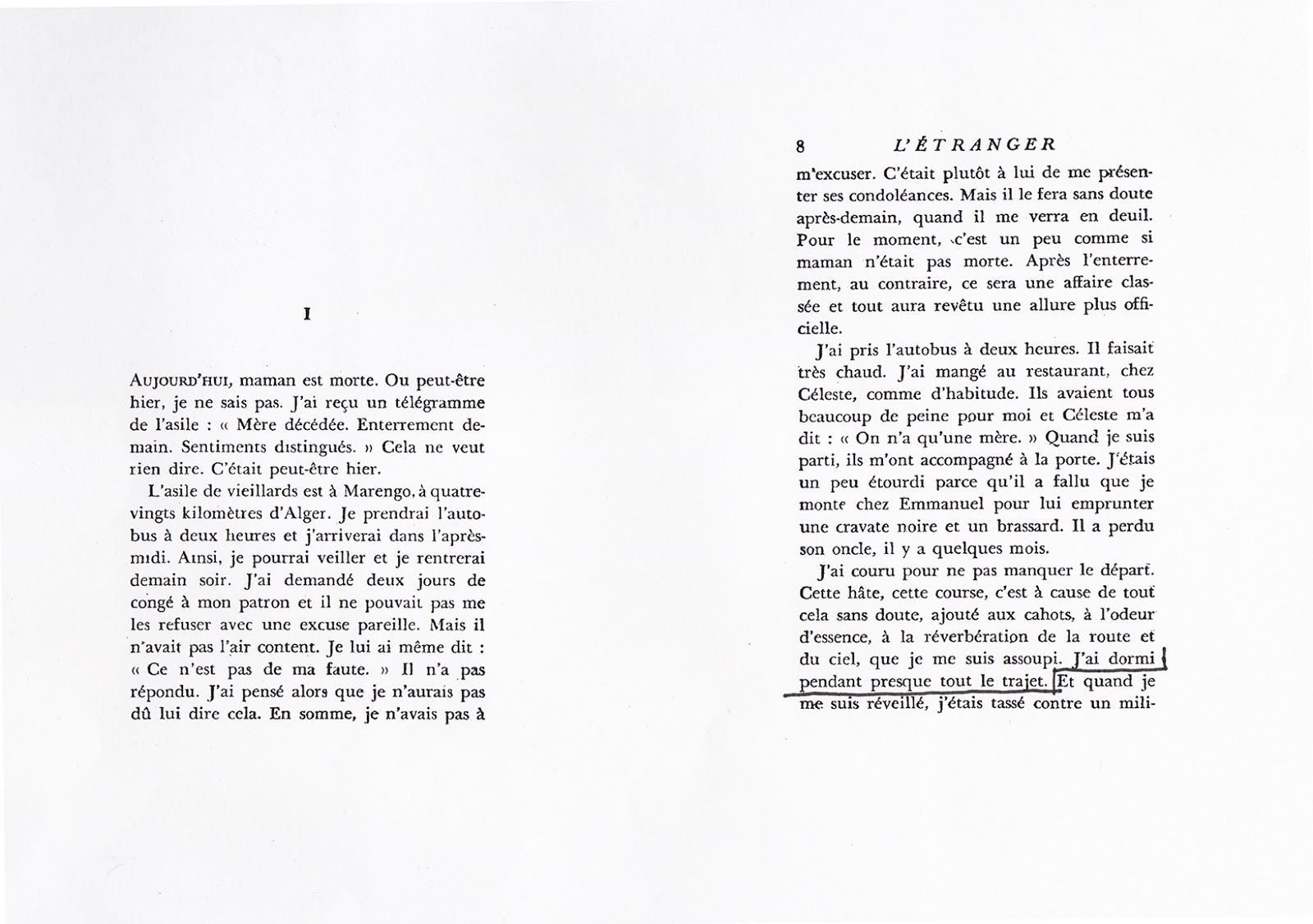 Littérature et 9ème art du roman à la bande dessinée Cours n°1 L’Étranger d’Albert Camus