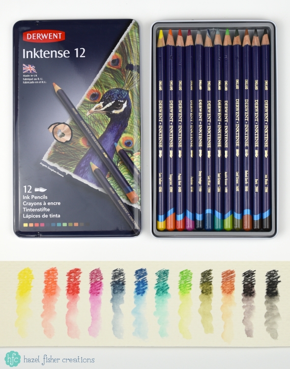 Cass Art #BeInspired Campaign - review of my art pack by Hazel Fisher Creations. Derwent Inktense Pencils Cass Art #BeInspired Campaign - review of my art pack by Hazel Fisher Creations. Derwent Inktense Pencils