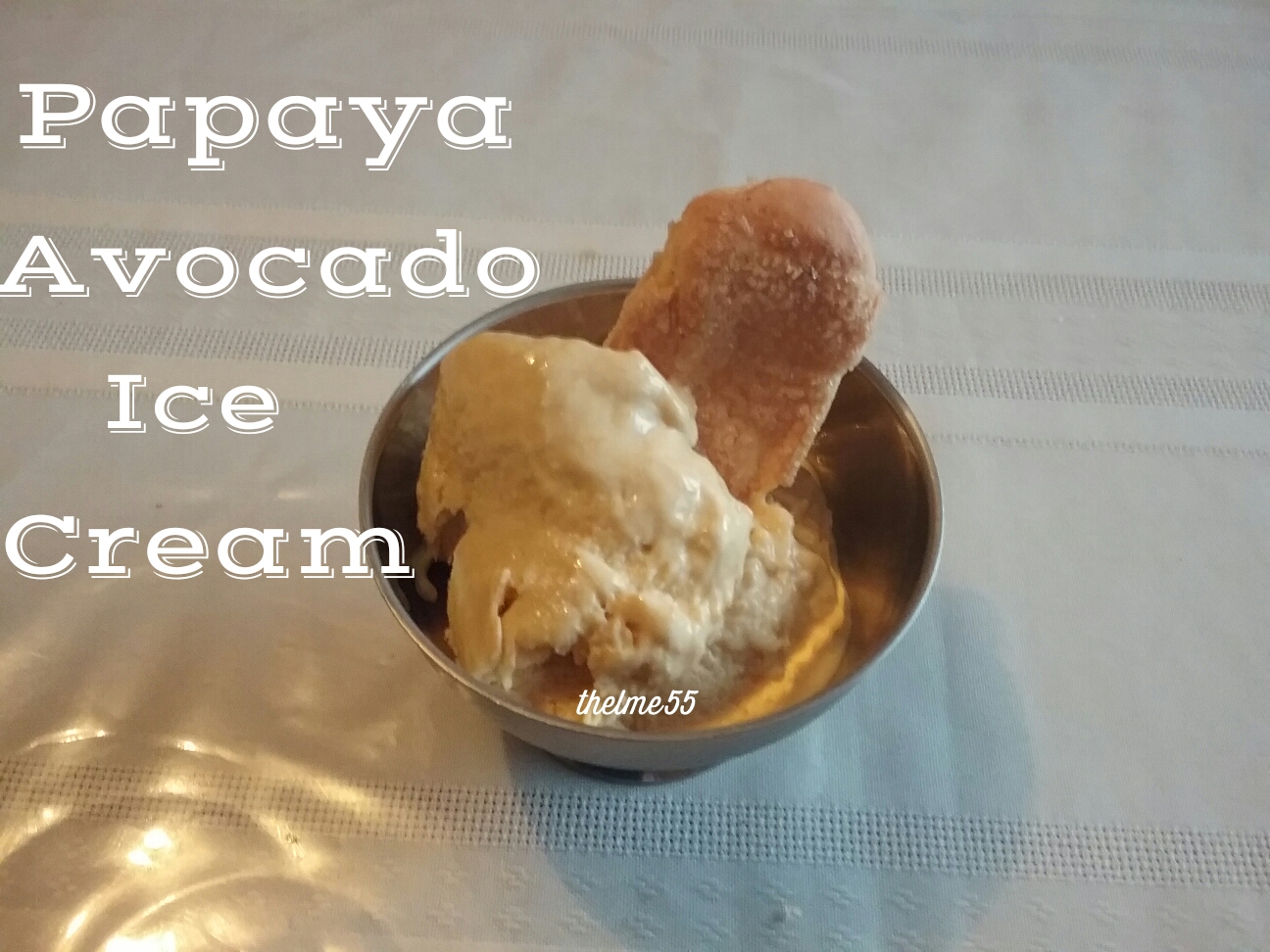 Thellys Cucina International How To Make Papaya Avocado Ice Cream