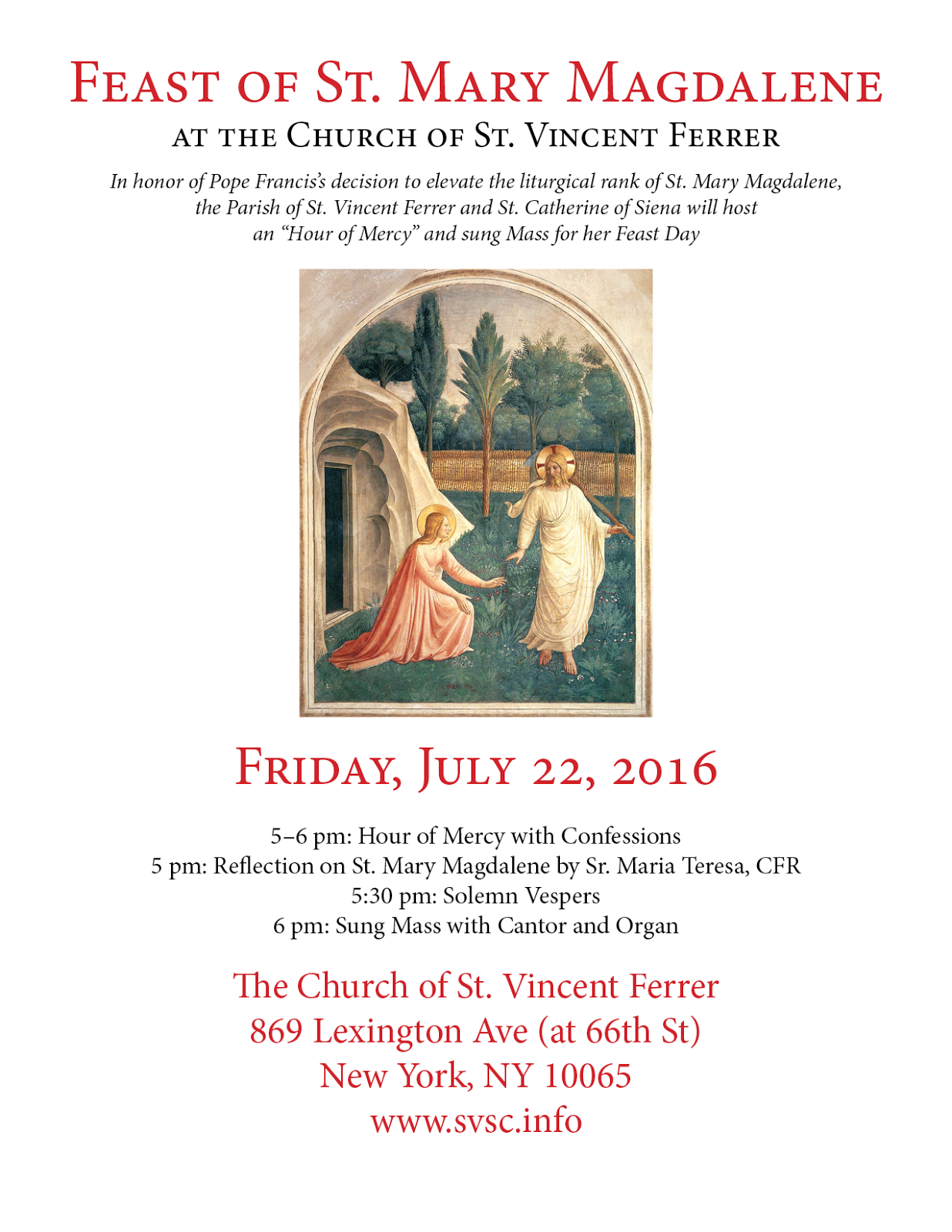 New Liturgical Movement Feast of St. Mary Magdalene at the Church of