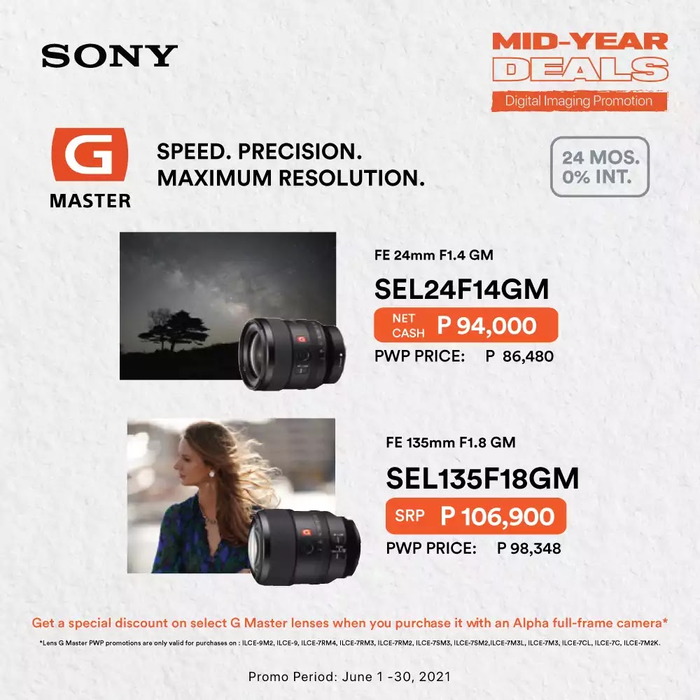 Sony G Master Lenses Promo Sony G Master Lenses Promo