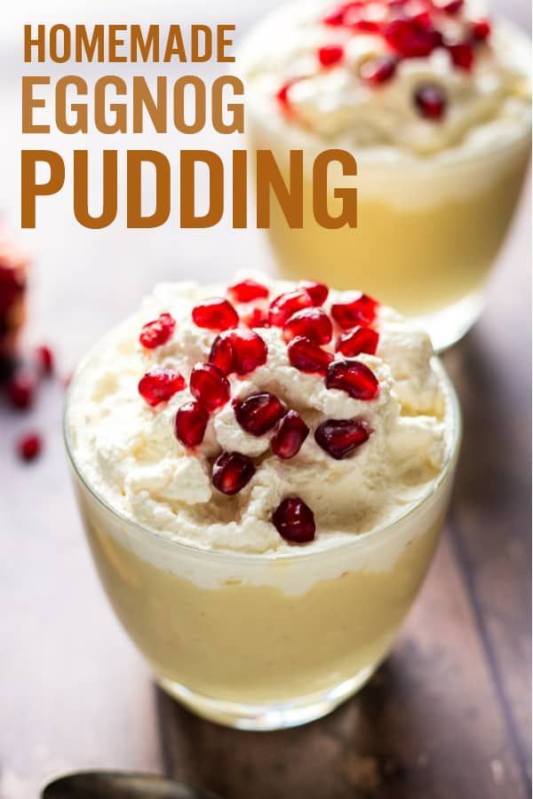 HOMEMADE PUDDING MADE WITH EGGNOG Royale Recipes!