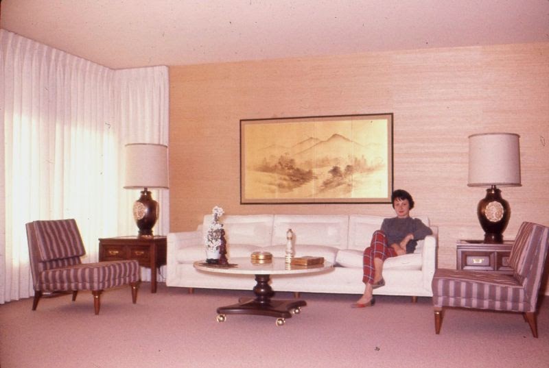 american living room 1960s