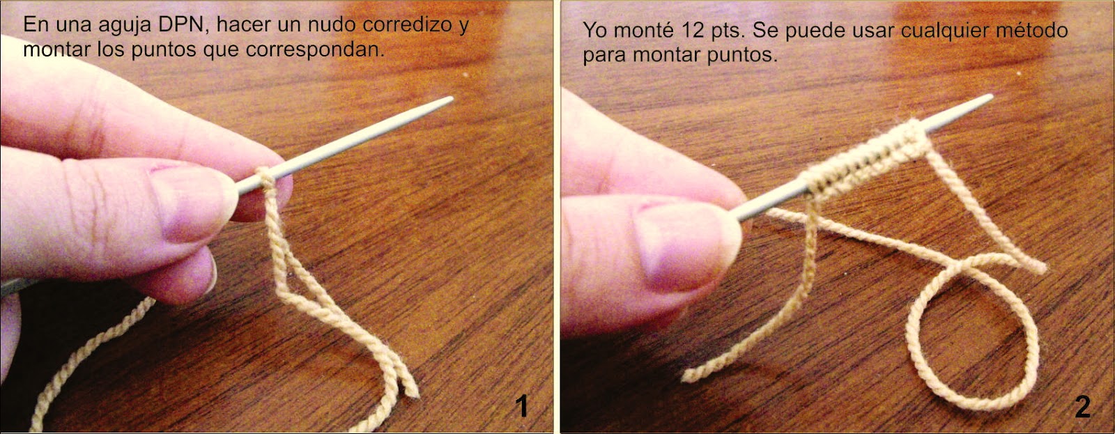 Irka! Fototutorial cómo tejer con Agujas Doble Punta Irka! Fototutorial cómo tejer con Agujas Doble Punta