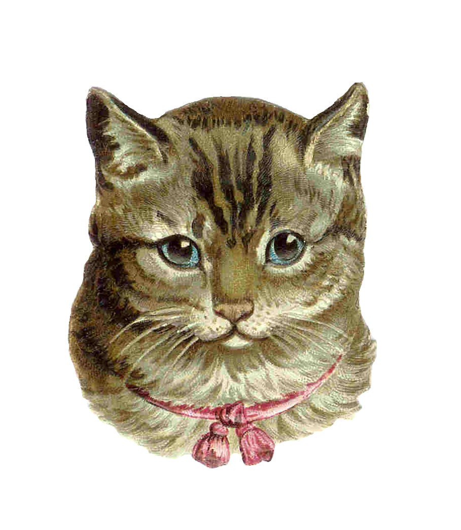 vintage kitty clipart - photo #29