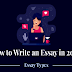 How To Write A Good Essay And Have Fun While Doing It #infographic