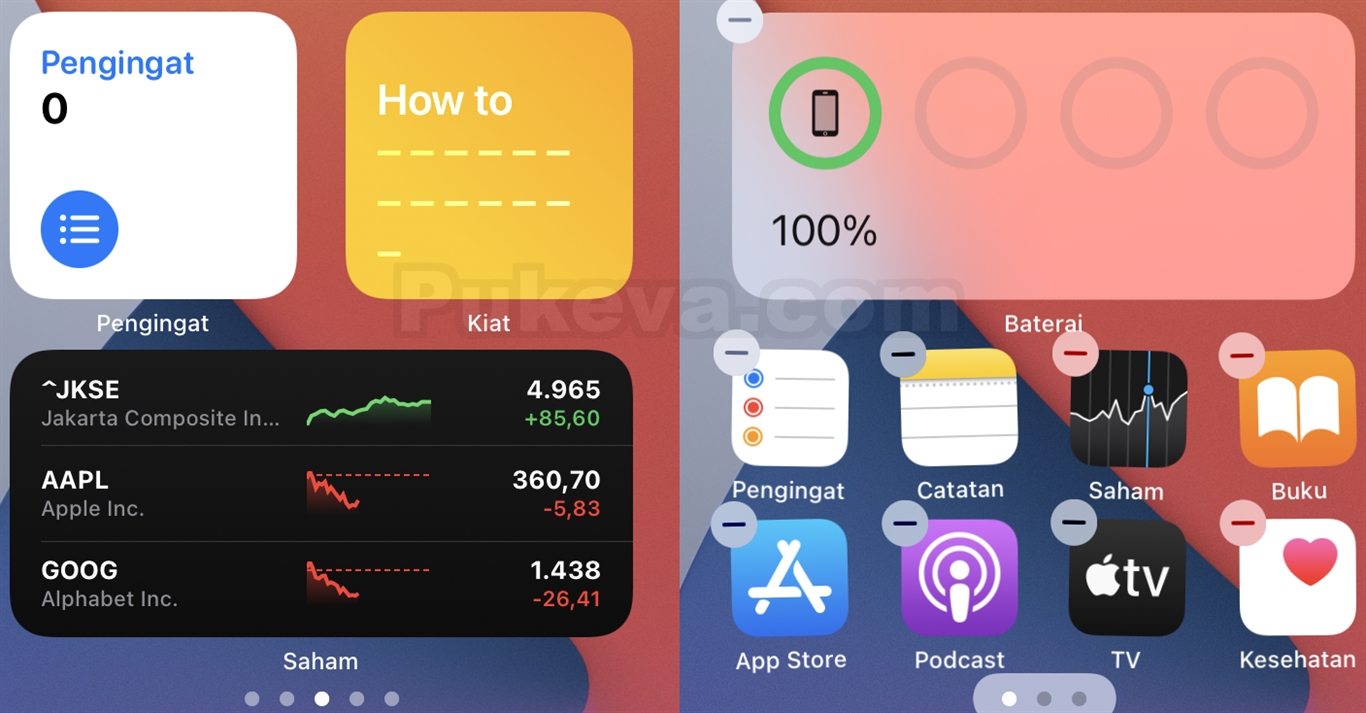 Cara Menambahkan Widget Di Home Screen Iphone Ios 14 Pukeva