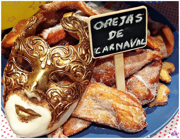 OREJAS DE CARNAVAL RELLENAS DE MEMBRILLO