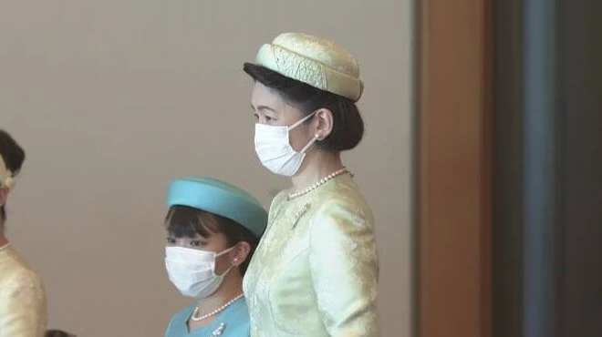 Empress Masako, Crown Prince Akishino, Crown Princess Kiko, Princess Mako and Princess Kako