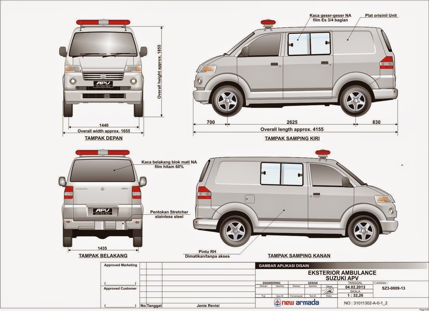 Lebar Mobil Apv - Homecare24